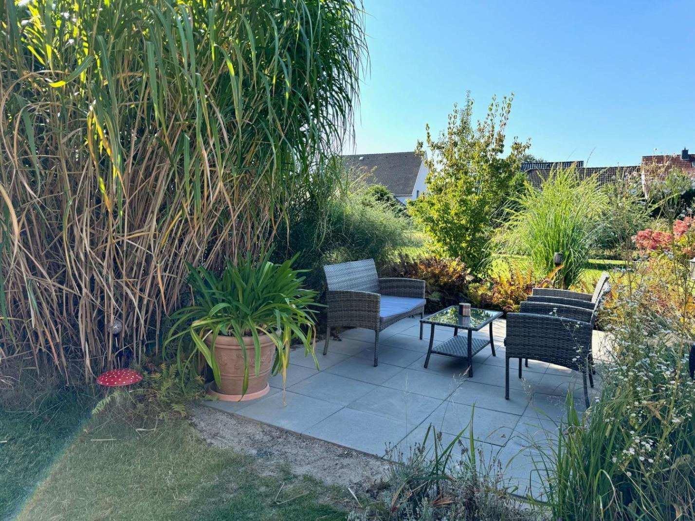 Ferien-Whg Stuenkel Nahe Steinhuder Meer Mit Garten Und Balkon Exteriör bild