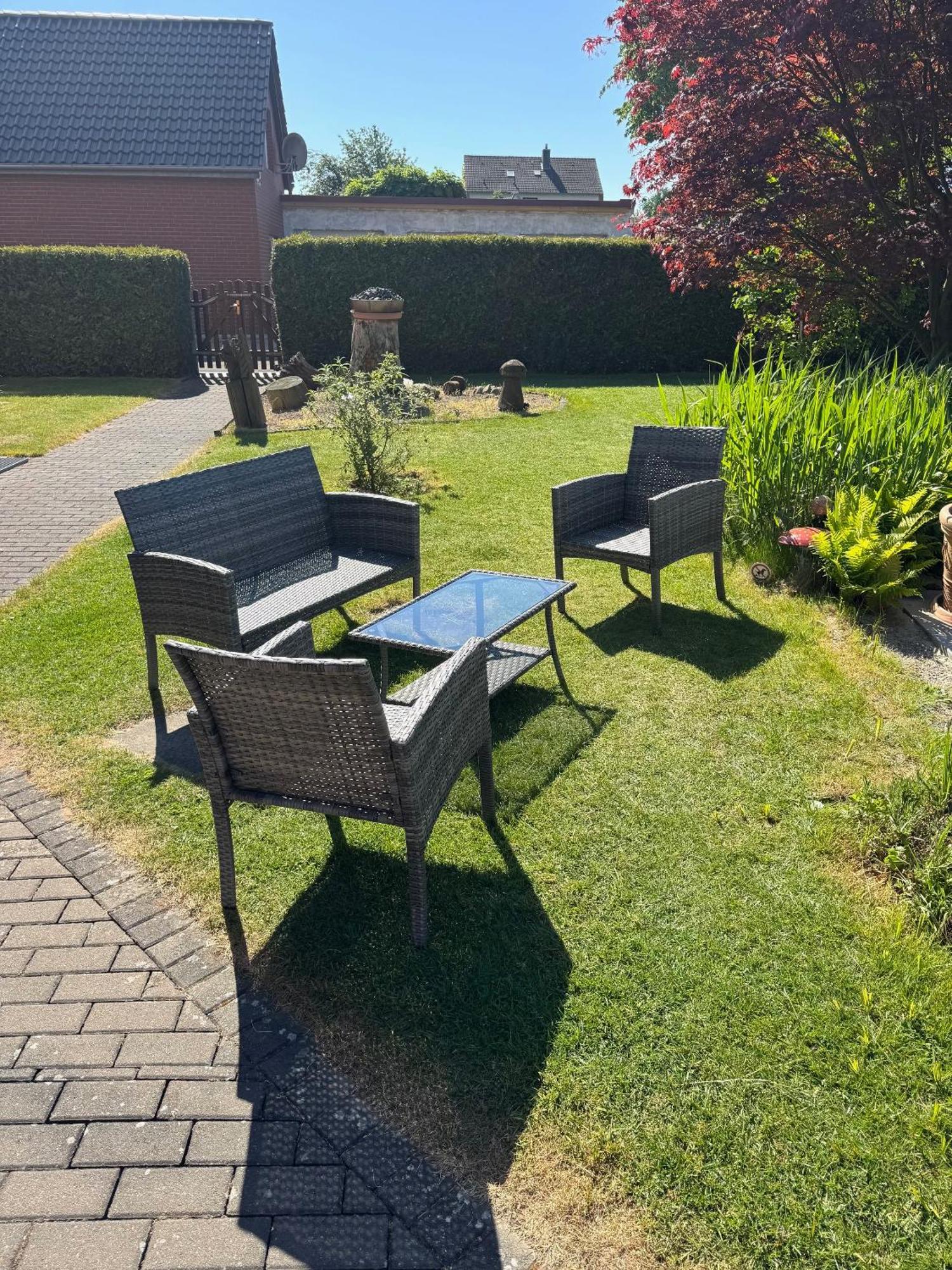Ferien-Whg Stuenkel Nahe Steinhuder Meer Mit Garten Und Balkon Exteriör bild