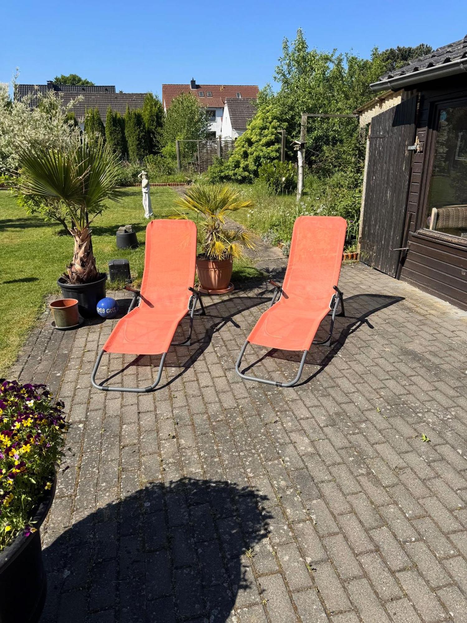 Ferien-Whg Stuenkel Nahe Steinhuder Meer Mit Garten Und Balkon Exteriör bild