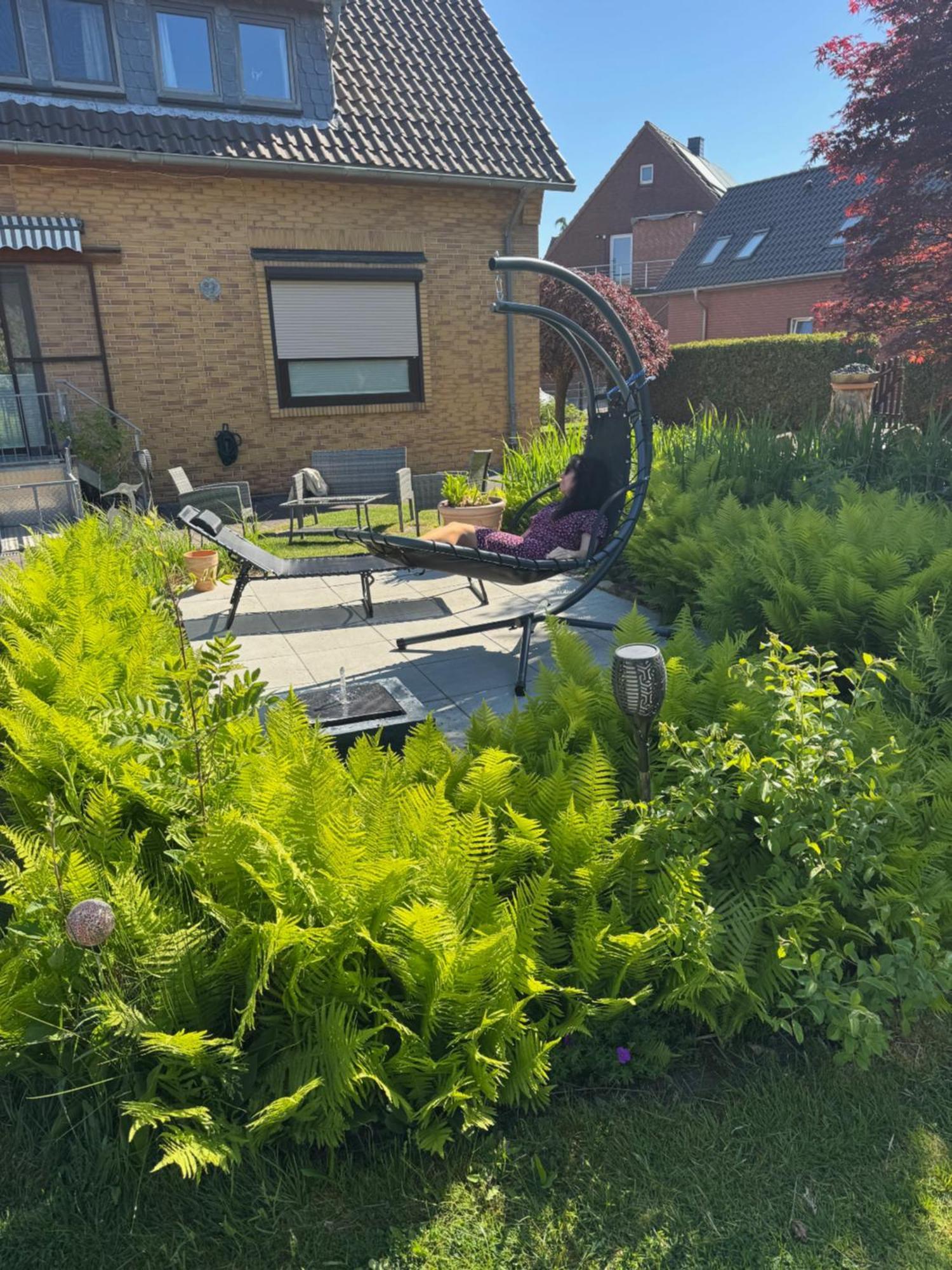 Ferien-Whg Stuenkel Nahe Steinhuder Meer Mit Garten Und Balkon Exteriör bild
